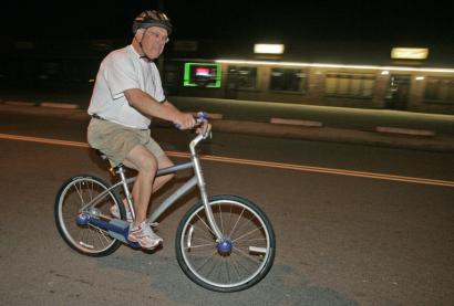 mayor menino on bike