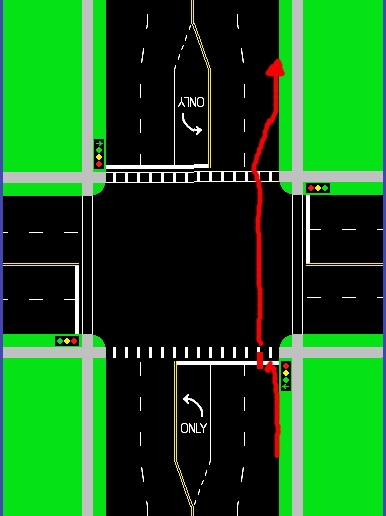 goingstraightemptylane