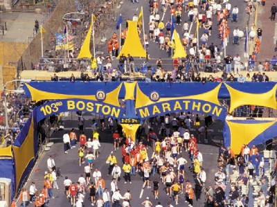 Boston Marathon on Family Vacations Boston Marathon